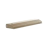 wolfcraft Schlagholz PRO für Laminat & Parkett Verlegung I Langlebiges Schlagholz mit Aluminium-Schutzleiste zur fugenfreien Verbindung von Laminatpaneelen - 6947000