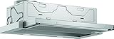 Bosch DFL064A52 Serie 4 Flachschirmhaube, 60 cm breit, Um- & Abluft, Made in Germany, EcoSilence Drive leiser und effizienter Motor, LED-Beleuchtung gleichmäßige Ausleuchtung, Silb