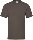 Fruit of the Loom Herren Kurzarm T-Shirt, Farbe:Chocolate, Größe:XL