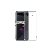 Vaxson 2 Stück Rückseite Schutzfolie, kompatibel mit ASUS ROG Phone 5, Backcover Skin TPU Folie Haut [Nicht gehärtetem Glas Displayschutzfolie ] N