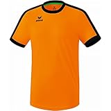 Erima Unisex Erwachsene Retro Star Trikot (3132126), New orange/schwarz, XL