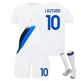 23/24 Inter Mailand Trikot Neue Saison Fußballtrikots Shorts Socken Set für Kinder und Erwachsene, Inter-Milan Hause/Auswärts Fussball Trikots für Jungen H