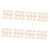 DIYEAH 480 Stk Dreieckige Holzspäne holzarbeiten woodwork Holzprodukt Bilderrahmen-Schlüsselanhänger Haushaltsdekoration bastel hochzeitsdekoration Holzscheibe für Zuhause Holzscheib
