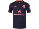 JAKO FSV Mainz 05 Auswärtstrikot 24 25 Navy M05 Away Shirt Fan Jersey Trikot, Größe:XL