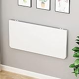 Weißer Klapptisch zur Wandmontage/Wandtisch/Wand-Stehtische/Klappbarer Arbeitstisch/Computertisch/Esstisch/mit Halterung