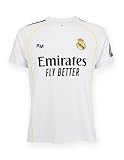 Real Madrid Local 25 2/26 Trikot für Erwachsene, Größen S bis XXL, Saison 2025/2026, Fußballtrikot für Herren, offizielles Produkt für F