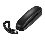 Bisofice Schnurgebundenes Telefon, Desktop Festnetztelefon, Wandmontierbares Festnetztelefon, unterstützt Stummschaltung/Pause/Erinnerungsfunktionen für Zuhause, Hotel, Bü