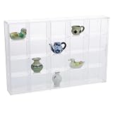 Safe 5257 Klein-Vitrine aus Acryl-Glas mit Schiebetür I 20 Fächer à 57 x 47 x 42
