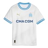 PUMA Olympique de Marseille 771283-01 Home Jersey Replica Jr T-Shirt Unisex Kids White Größe 152