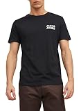 JACK & JONES Herren JJECORP LOGO TEE SS CREW NECK SS19 NOOS T-Shirt, Schwarz (Black Slim/Small Print), XX-Larg