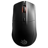 SteelSeries Rival 3 Wireless - Wireless Gaming-Maus - Über 400 Stunden Akkulaufzeit - Dual Wireless 2.4 GHz und Bluetooth 5.0 - 60 Millionen Klicks, Schw