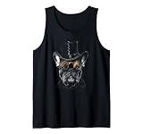 Tattoo Art Französische Bulldogge Französische Bulldogge Zylinder Tank Top