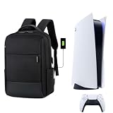 JiangJiangBao Reisetasche Kompatibel mit Playstation 5 Konsole, Tragetasche Tasche für PS5 Faceplate Konsole Disc & Digital Edition & Zubehör, USB Externer Port zum Aufladen W