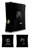 Skin kompatibel mit Microsoft Xbox 360 Slim Aufkleber Folie Sticker Sg Dynamo Dresden Logo Camouflag