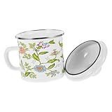 PHENOFICE Emaille-becher Retro-weinbecher Trinkbecher Aus Emaille Chinesische Teetassen Teebecher Aus Emaille Chinesische Trinkdose Retro-trinkbecher Teetassen Aus Emaille Esp