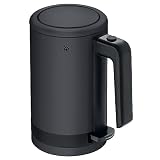 WMF Küchenminis Mini Reise-Wasserkocher Edelstahl 0,8l, elektrischer Wasserkocher mit Kalkfilter, 1800 W, kleiner Teekocher, edelstahl, schw