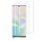 VideoSecu Schutzfolie für Panzerglas für Huawei P30 Pro Schutzglas Displayschutzfolie, 2 Stück Panzer Schutz Glas für Huawei P30 Pro Displayschutz Foile, 9H HD Blasenfrei für P30 Pro Panzerg