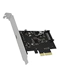 ICY BOX USB 3.2 Karte mit USB 3.2 Gen 2x2 Port (20 Gbit/s), USB-C, Einbau in PCIe Slot, IB-PCI1901-C32