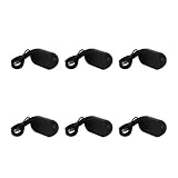Junguluy 6X USB Lautsprecher Tragbare Lautsprecher Angetrieben Stereo Multimedia Lautsprecher Fuer Notebook Laptop PC (Schwarz)