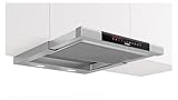 Bosch DFS067K51 Serie 8 Flachschirmhaube, 60 cm breit, Um- & Abluft, Made in Germany, EcoSilence Drive leiser und effizienter Motor, LED-Beleuchtung gleichmäßige Ausleuchtung