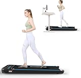CITYSPORTS Elektrisches Laufband WP2, mit Bluetooth- und LCD-Display, maximale Geschwindigkeit 6 km/h, ideal für Fitness zu Hause und im Bü