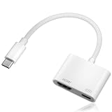 USB C zu HDMI Adapter【MFi Zertifizierter】 4K Digital AV Sync Bildschirm Konverter für HD TV/Projektor/Bildschirm,für iPhone 15/Samsung Galaxy S23/15 Plus/iPad/oder andere USBC Schnittstelleng