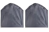 2X Radabdeckung Reifenabdeckung XL 15-17 Zoll Schutzhülle Wohnwagen Wohnmobil Anhänger 88x89 cm mit Kederschienenbefestigung