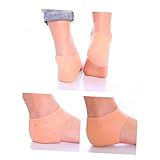 Beaupretty 5 Paare Kissenhüllen Gel-fersensocken Feuchtigkeitssocken Socken Mit Offener Ferse Pediküre Fersenriss Socken Fersenschutz Trockene Rissige Fersen Heilen Gel-fersenp