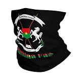 Röhrenschal Burkina Faso Volk Von Burkina Faso Nationales Emblem Schlauchschal Multifunktion Funktionstücher Sturmhaube Loop Schal Für Klettern Yoga Lauf 25X50