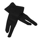 STOBOK 8 STK Lackierhandschuhe Ziehhandschuhe rechte Hand Handschuh für Digitale Kunst Tablet handschuh zeichenhandschuh Handschuhe für Männer Handschuh für Künstler Grafikhandschuh Black