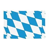 Bayerische Flagge, für alle Jahreszeiten, Weihnachtsdekoration, 120 x 180