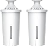 AQUA CREST Ersatz für Brita® Wasserfilter, Krüge und Spender, Mavea® 107007 und mehr, NSF-zertifizierter Krug-Wasserfilter, 2 Stück