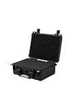 Electronicx Outdoor-Fotokoffer | Wasserdichter Transportkoffer mit Rasterschaumstoff | Schlagfester Fotokoffer für Kameras, Objektive & Waffen | 41 x 32 x 17,5 cm | Staubdicht, IP55