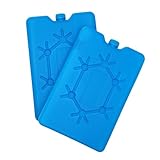 Kühlakkus Set für Kühlbox & Kühltasche 265ml - Flache Kühlelemente Blau - Wiederverwendbare Kühlpads für Camping, Picknick, Auto & Strand - Eisakkus Erhältlich im 2er, 4er, 6er, 8er Set (2)
