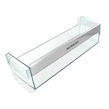 DL-pro Flaschenfach Abstellfach 440x100mm für Siemens 00704703 704703 Türfach Fach Absteller Seitenfach Flaschenhalter für KD29 KD33 KD36 KD39 Kühlschrank Kühl-Gefrier-Komb