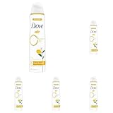 Dove Deodorant-Spray Citrus- und Pfirsichduft Deo mit pflegendem Zink-Komplex und 0% Aluminiumsalzen 150 ml (Packung mit 5)