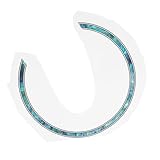 HANABASS Gitarren Schallloch Aufkleber Gitarren Schallloch Dekoration Gitarren Schallloch Inlay Gitarren Loch Dekorationen Ukulelen Aufkleber Gitarren Bassgurt 3D Druck