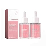Niacinamid-Serum 70%, feuchtigkeitsspendendes und aufhellendes Serum, für fahle Haut und feine Linien im Gesicht, Hautkorrektur, parfümfrei (2PCS)