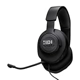 JBL Quantum 100M2 Kabelgebundenes Over-Ear Gaming Headset mit JBL QuantumSOUND Signature, 3,5-mm-Klinke, Multi-Plattform-Kompatibilität und abnehmbarem Mikrofon mit Stummschaltungsoption, Schw
