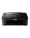 Canon PIXMA TS3350 Drucker Farbtintenstrahl Multifunktionsgerät DIN A4 (Scanner, Kopierer, 4.800 x 1.200 dpi, WLAN, USB, Apple AirPrint, PIXMA Cloud-Link), schw