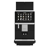 Cecotec Kommerzielle Superautomatische Kaffeemaschine Cremmaet Lounge. 2900W, Touchscreen, Gleichmäßiger Mahlgrad, 2 Mahlwerke, 35 Getränke, 2 Bohnenbehälter à 700 g und 2 Behälter für Milchp