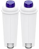 2Stücks Kaffeemaschine Wasserfilter für DeLonghi, Wasserfilter Delonghi Magnifica s DLSC002 Siebträgermaschine Delonghi Wasserfilter für De'Longhi ECAM, ETAM, EC, BC S