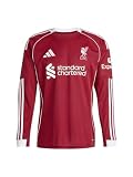 adidas Herren Liverpool FC 25/26 Home Langarmtrikot + ein Überraschungsgeschenk, Rot, XXL