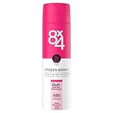 8X4 Frozen Berry Deospray, Deodorant mit fruchtig-floralem Duft, erfrischendes Deo ohne Aluminium (ACH) mit 48h Schutz für jeden Hauttyp (150 ml)