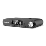 TechniSat KITCHENRADIO - Elegantes UKW-Küchenradio mit Arbeitsleuchte (Timer Direktwahltaste, Weckfunktionen, LED-Display, Unterschrankbeleuchtung, Bluetooth, Freisprecheinrichtung, 5 W)
