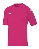 JAKO Unisex Kinder Trikot Team, Kurzarm, deep pink, 164