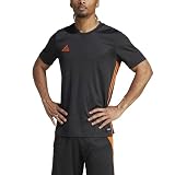 adidas Herren Tabela 23 Jersey Shirt, Black/Team orange, XL