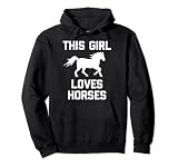 Dieses Mädchen liebt Pferdet-shirt lustiges niedliches Pferd Pullover H