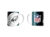 Philadelphia Eagles NFL Tasse Becher Kaffeetasse Mug ** Shadow Logo and Shield ** 330