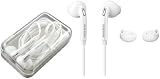 EO-EG920BW Headset mit Mikrofon, Lautstärkeregler und Anrufannahme-Endtaste, kompatibel mit Samsung Galaxy S6 Edge+ / S5, Galaxy Note 5/4 / Edge, 3,5 mm, Weiß
